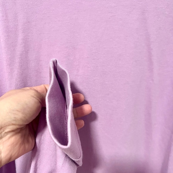 Life is Good 100 % cotton Lavender Long Sleeve Tee XXL - Picture 3 of 5